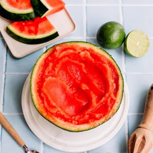 Watermeloen sorbet